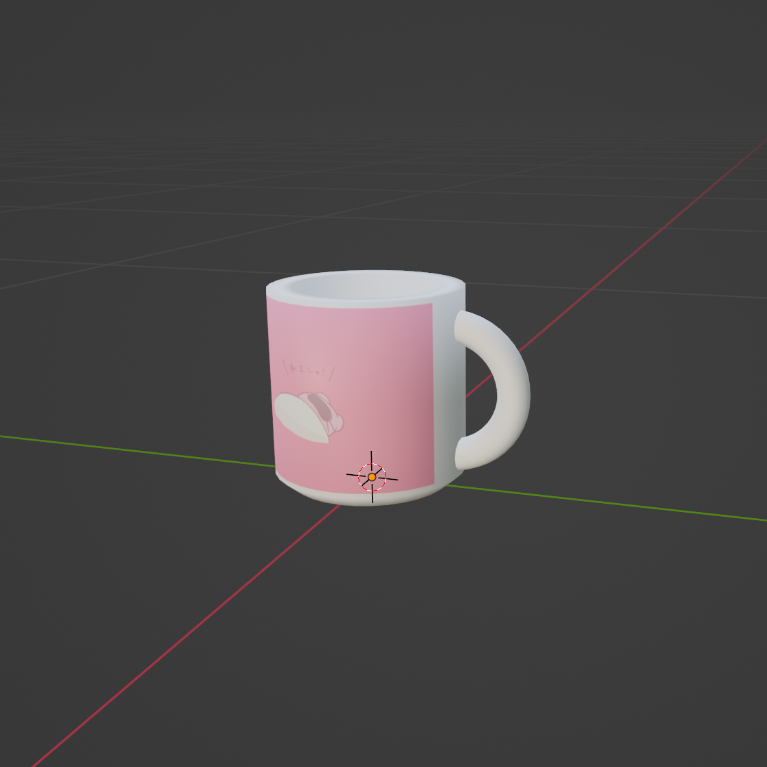 3Dマグカップでしゅ!